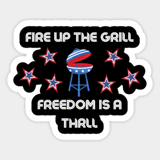 4th of July Sticker